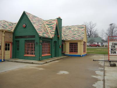 town pictures being installed now