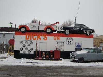 town pictures being installed now