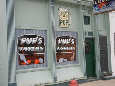 town pictures being installed now